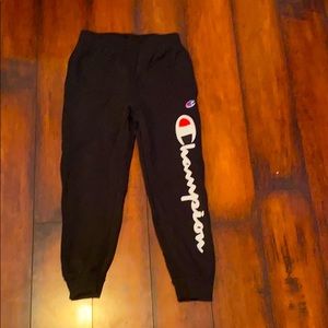 Champion black boys( kids)joggers
